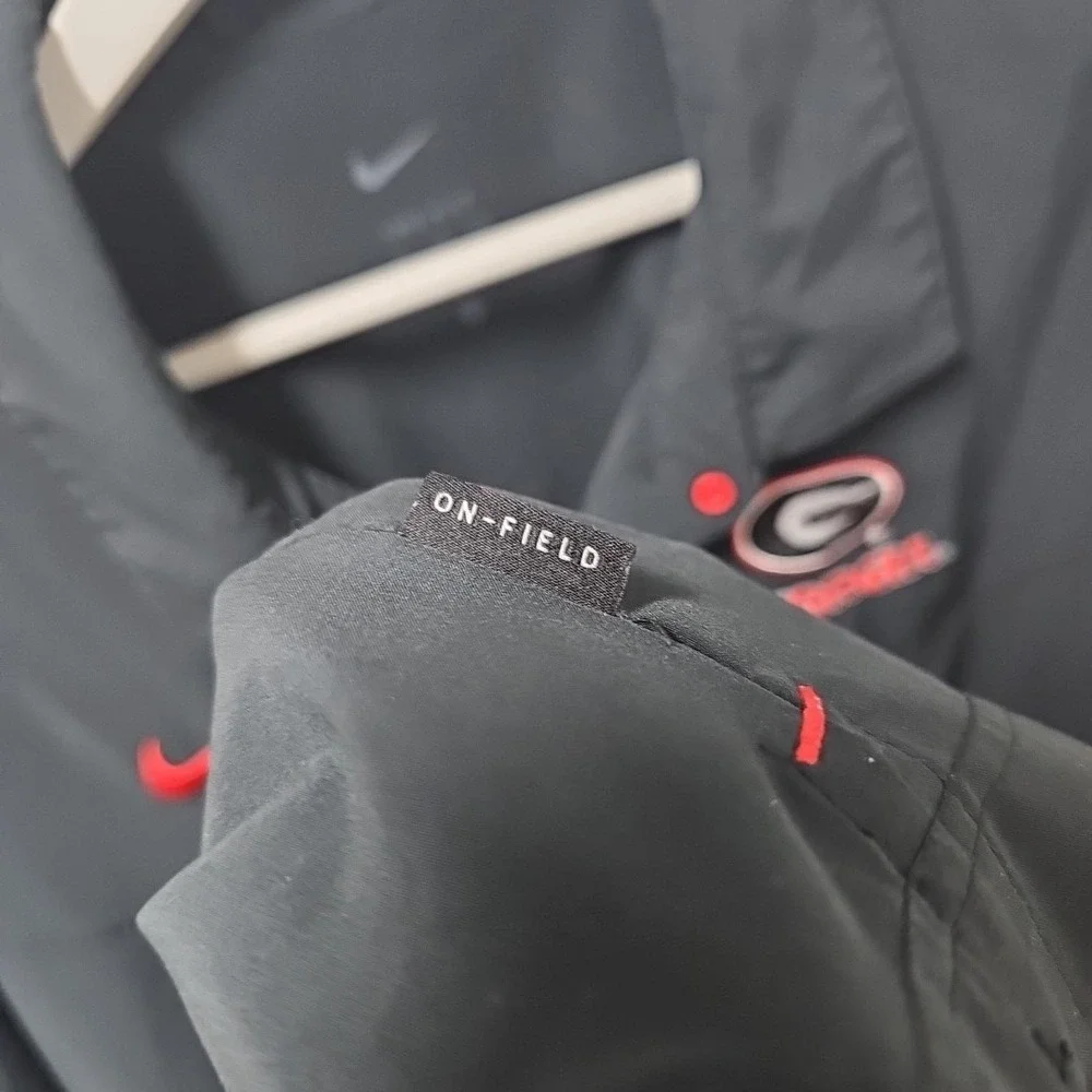 Nike Georgia Bulldogs Coaches Golf Polo Black Men's 2XL  DN5615-010 Sideline XXL